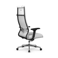 Кресло для руководителя Метта L 1m 50M/4D_17834_Кожа перфорированная NewLeather - Черный_Кожа перфорированная NewLeather - Черный