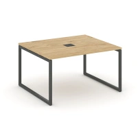 Стол для переговоров Style Project SN-4O.SPRG-032 Акация Лорка/Металл Черный 1180×1180×750