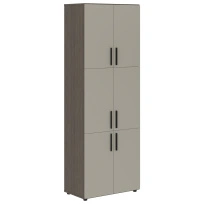 Шкаф для документов высокий широкий VHCS 80.8 Яшма черный/Кобра 800×430×2253 VELION