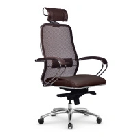 Кресло для руководителя Samurai SL-2.04 Infinity Easy Clean черный плюс