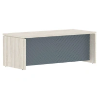 Стол для руководителя TLST 209H Сосна Эдмонт Z/Серо-голубой 2000×900×750 TORR LUX