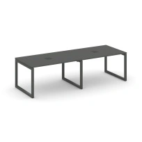 Стол для переговоров Style Project SN-5O.SPRG-013 Акация Лорка/Металл Черный 2760×980×750
