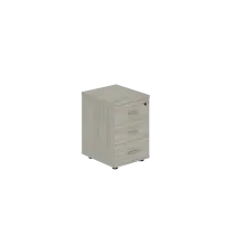 Тумба опорная мобильная Wing с 3-мя ящиками / WN.201.OL /404×462×581 / Дуб светлый