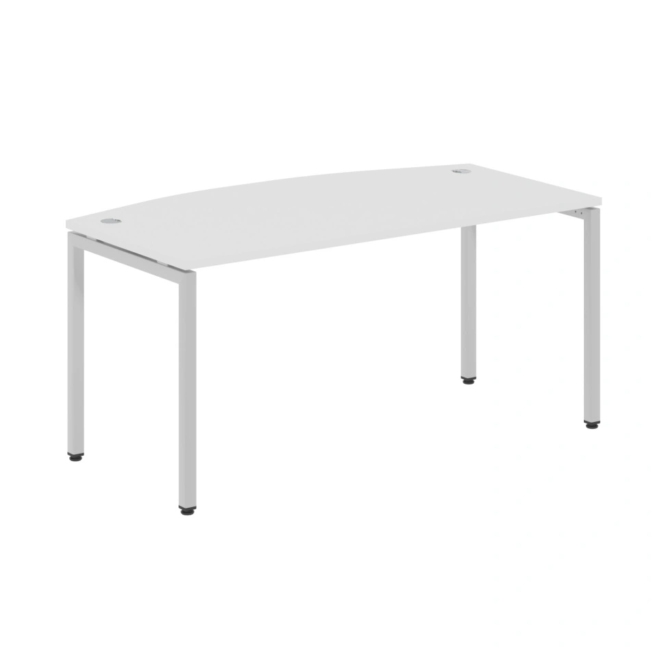 Стол руководителя XSET 169 Белый/Алюминий 1600х867х750 XTEN-S