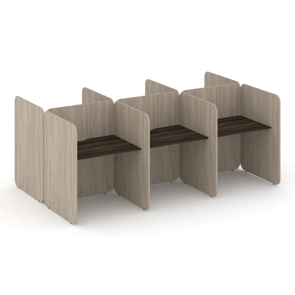 Офисная мебель Bell. Комплект №6 KCB.K-006 Дуб Мали/Дуб Аттик 2412×1800×1200