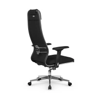 Кресло для руководителя Метта L 1m 38K2/4D_17834_Кожа перфорированная NewLeather – Темно-коричневый