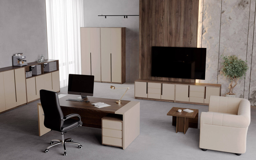 Кабинет руководителя Artwood цвет Орех Дижон