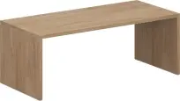 Стол для переговоров на опорах ЛДСП Oliver / OL-20-05.DT / 2200×1000×750 / Цвет: Дуб табак