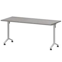 Стол мобильный складной Моби МБ25-160.70 Таксония/Белый