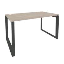 Onix Стол рабочий на О-образном м/к O.MO-SP-3.8 Тиквуд Светлый/Металл Черный 1380×800×750