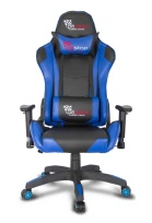 Геймерское кресло CLG-801LXH BLUE кожа PU Синий / крестовина пластик