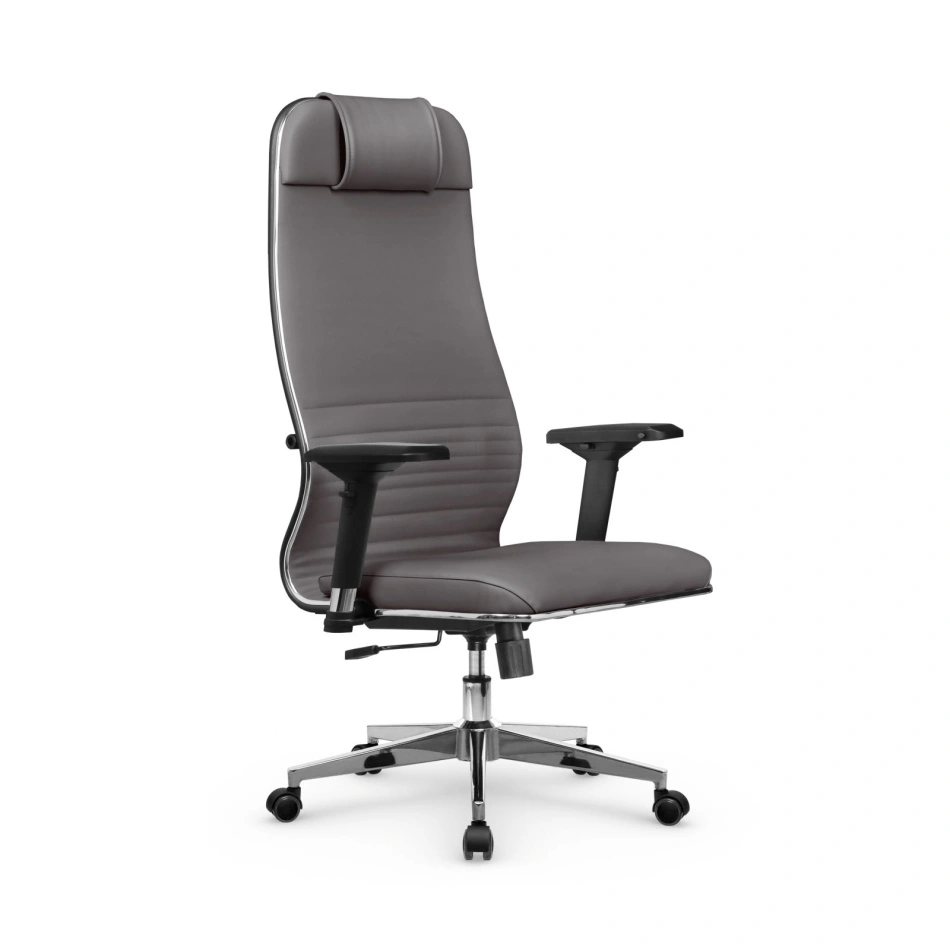Кресло для руководителя Метта L 1m 38K2/4D_17834_Infinity Easy Clean_серый