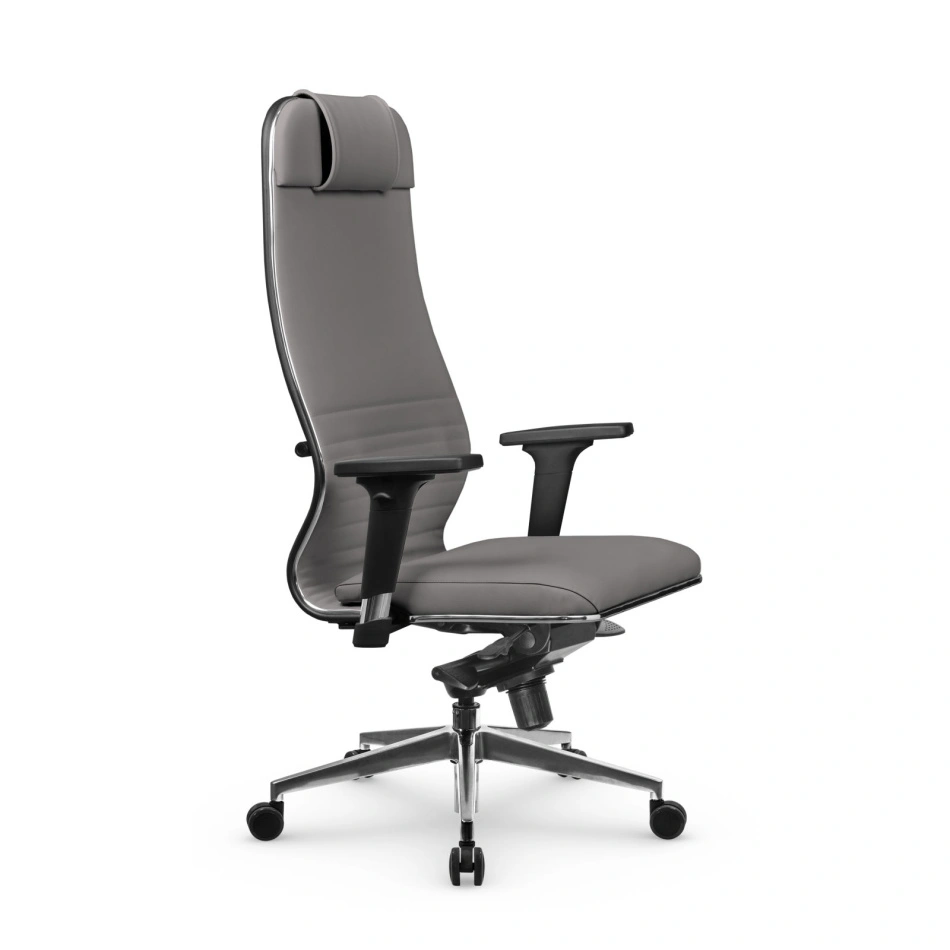 Кресло для руководителя Метта L 1m 38К2/2D_17839_Infinity Easy Clean_серый