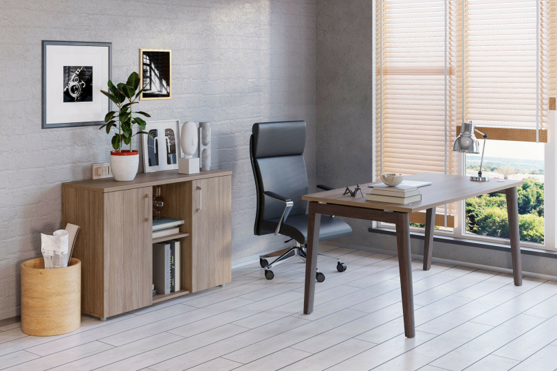 Кабинет руководителя Onix Wood Direct цвет Денвер Светлый - Дуб Тёмный