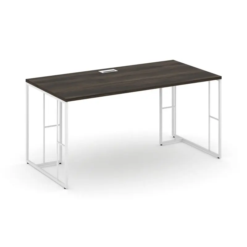 Стол для руководителя Rift Direct RF.SR-024 Дуб Мали / Металл Белый 1580×800×750