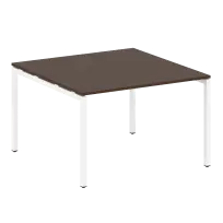 Metal System Quattro Перег. стол (1 столешница) на П-образном м/к 40БП.ПРГ-1.2 Акация/Антрацит металл 1200*1235*750
