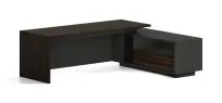 Стол для руководителя с длинной тумбой Aurus / Жженый дуб TA28YA AU1818/V28.U999