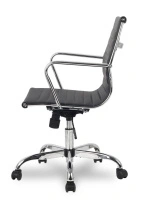 Кресло офисное College H-966L-2/BLACK Кожа PU Черный / Крестовина хром