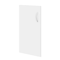 Дверь для шкафа низкая Simple SD-2S(L) Белый 382×16×716