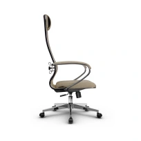 Кресло для руководителя Метта L 1m 38K2/K_17834_Кожа перфорированная NewLeather – Черный
