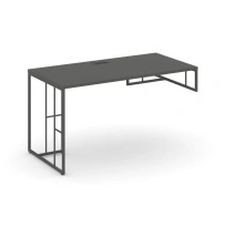 Стол офисный для опорной тумбы правый Rift RF.SPOT-003 (R) Дуб Табак/Металл Черный 1380×600×750