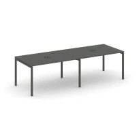 Стол для переговоров Style Project SN-4P.SPRG-011 Акация Лорка/Металл Черный 1960×980×750