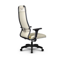 Кресло для руководителя Метта L 1m 40M/2D_17831_Кожа перфорированная NewLeather – Черный