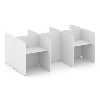Офисная мебель Bell. Комплект №18 KCB.K-018 Белый Бриллиант 3012×1800×1200