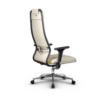 Кресло для руководителя Метта L 1m 40M/2D_17834_Кожа перфорированная NewLeather – Черный