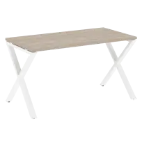 Loft Стол рабочий VR.L-SRX-3.7 Тиквуд тёмный/Чёрный металл 1380×720×750