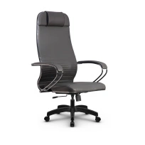 Кресло для руководителя Метта L 1m 38K2/K_17831_Кожа перфорированная NewLeather – Черный