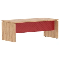 Стол для руководителя TLST 209 Сосна Эдмонт Z/Серо-голубой 2000×900×750 TORR LUX