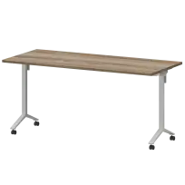 Стол мобильный складной Моби МБ25-160.70 Таксония/Белый