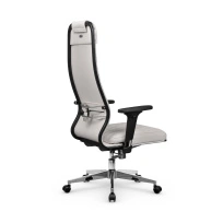 Кресло для руководителя Метта L 1m 40M/2D_17834_Кожа перфорированная NewLeather – Черный