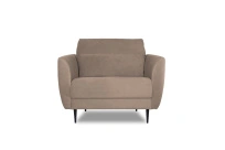 Кресло Monaco Euroforma / Велюр Fortis 290 / Бежевый / 970×880×820