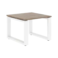 Стол журнальный ECT 6060 Кария Пальмира/Белый 600×600×450 ENIO