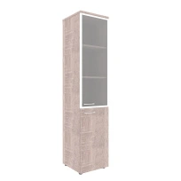 Шкаф колонка комбинированая (R) с топом XHC 42.7(R) Легно темный 425x410x1930 XTEN