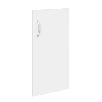 Дверь для шкафа низкая Simple SD-2S(R) Белый 382×16×716