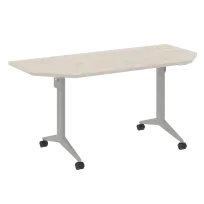 X-Pull Стол складной мобильный X.M-7.T2 Тиквуд тёмный/Антрацит металл 1580×720×753