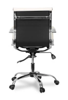 Кресло офисное College CLG-620 LXH-B BLACK Кожа PU Черный / Крестовина хром