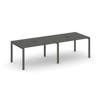 Стол для переговоров Style Project SN-6P.SPRG-013 Акация Лорка/Металл Черный 2760×980×750