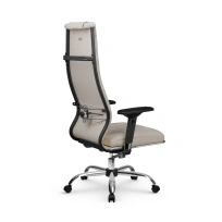 Кресло для руководителя Метта L 1m 50M/4D_17833_Кожа перфорированная NewLeather - Черный_Кожа перфорированная NewLeather - Черный