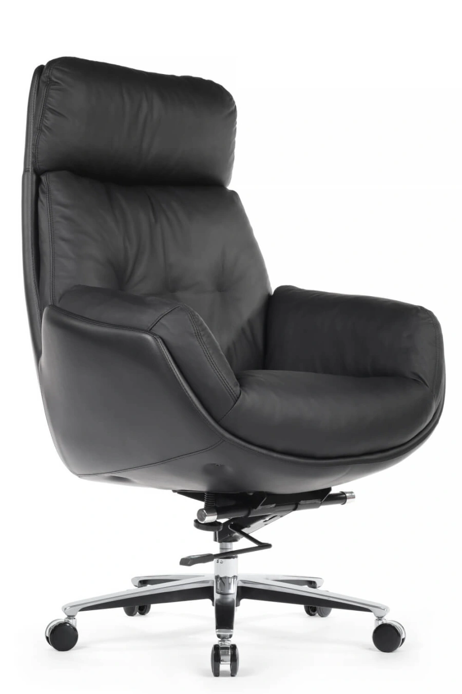 Кресло для руководителя Marco LS-262A Чёрная кожа
