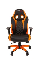 Игровое кресло Chairjet 15 черно-красный синхромех. рег.локти, слайдер