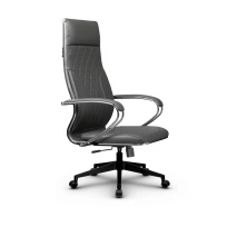 Кресло для руководителя Метта L 1m 44M/K_17832_Кожа перфорированная NewLeather – Черный