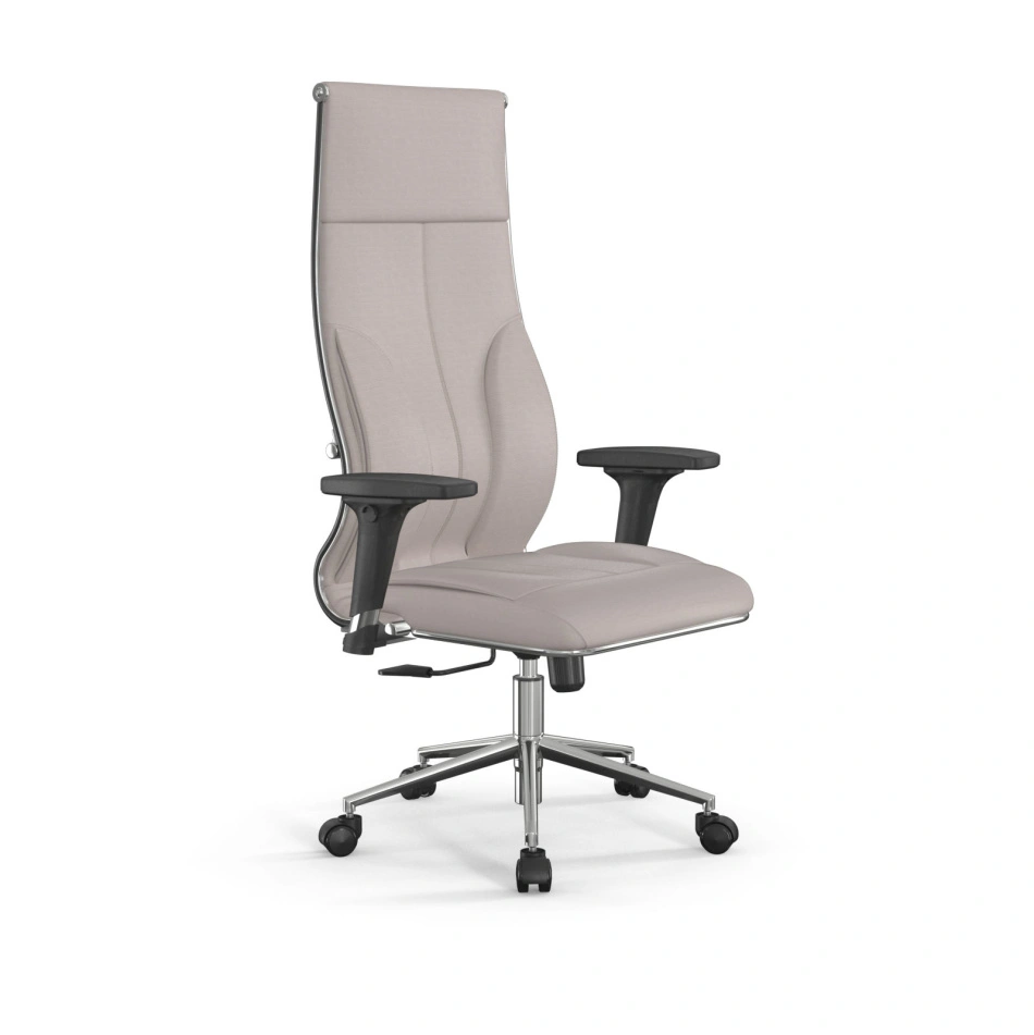 Кресло для руководителя Метта L 1m 46/2D_17852_Infinity Easy Clean_светло-бежевый