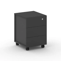 Тумба для документов мобильная Cross CRF.TM-1 Черный F / Базальт UM 420×460×587