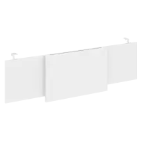Onix Direct Lux Царга для стола руководителя O.M-CSR-5 Дуб мали/Хром 1540×450×54
