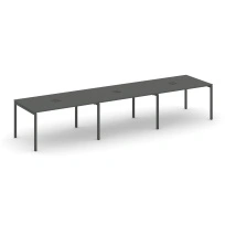 Стол для переговоров Style Project SN-4P.SPRG-023 Акация Лорка/Металл Черный 4410×980×750