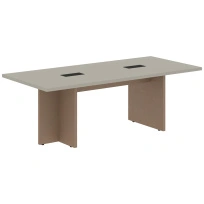 Стол для переговоров VCT 2210 Яшма черный/Кобра 2200×1000×750 VELION